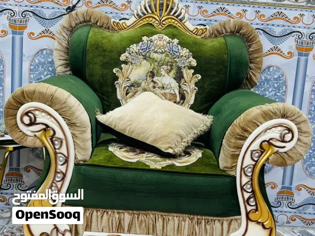 7 قطع 2 كبار يسع 3 اشخاص 2وسط يسع شخصين 3 كراسي فردية