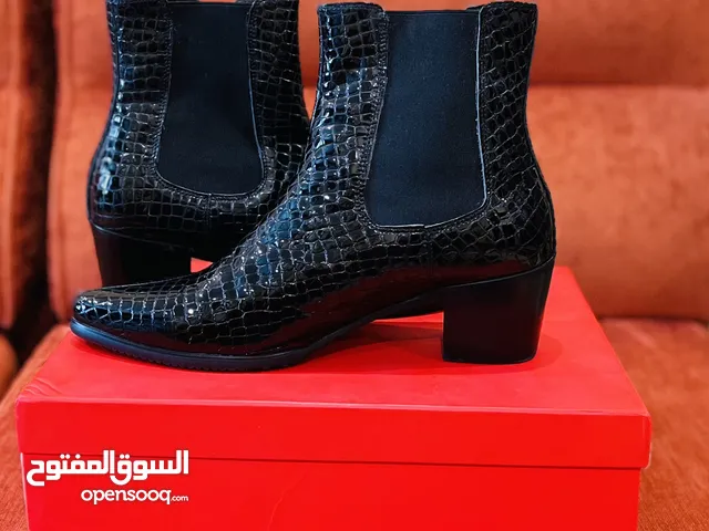 حذاء إيطالي لامع للمناسبات والحفلات