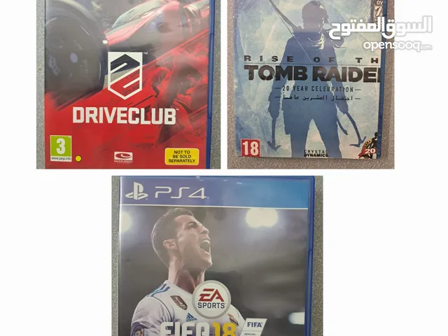 ألعاب بلايستيشن 4 أصلية للبيع بسعر محروق - بحالة جيدا جدا ممكن بيع كل سيدي لحال او كلهم مع بعض