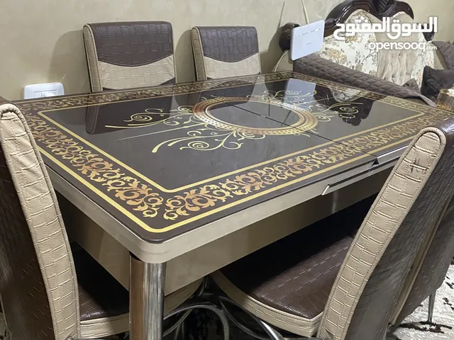 طاوله سفره مع 6 كراسي