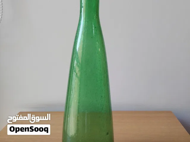 Vintage Green Glass Vase – Elegant Handcrafted Look