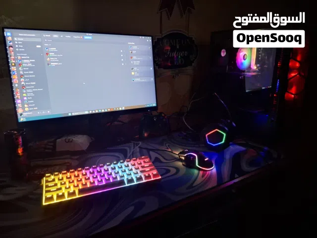 تجميعة بكرت 3060 12GB  شبه جديدة اقرا الوصف