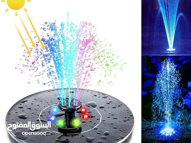 نافوره تشتغل على الطاقه الشمسيه لا تحتاج كهرباء للحدائق والطيور وحواض الاسماك للبيغ