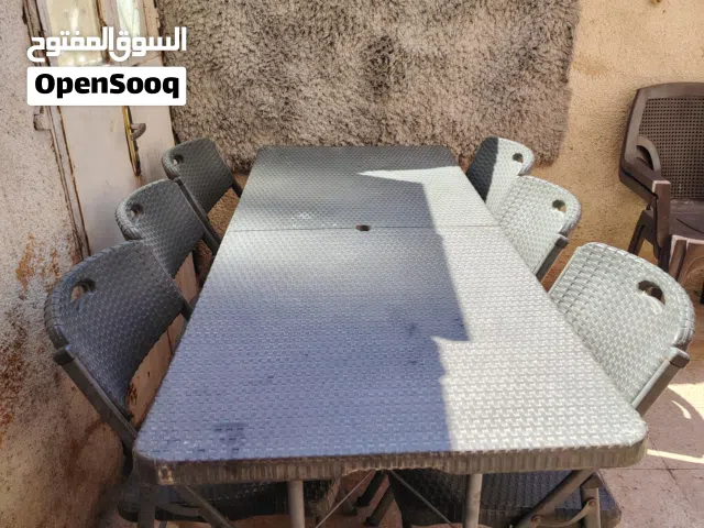 طاوله راتان مع 8كراسي