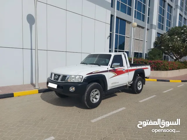 DHS 77000/= 2015 NISSAN PATROL PICKUP نيسان بيك اب خليجي بدون حوادث و صبغه 2015