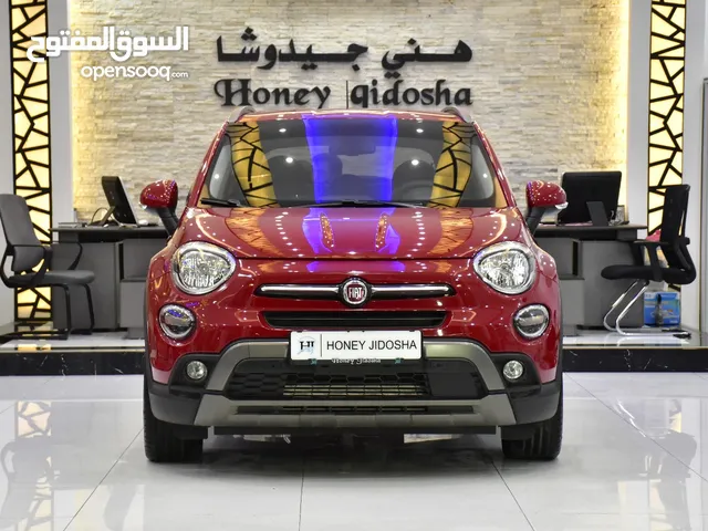 Fiat 500x ( 2022 Model ) in Red Color GCC Specs This has done a kilometer of 39,000 Km