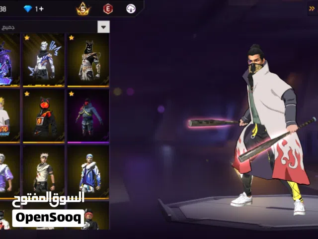 Free Fire Accounts and Characters for Sale in Irbid