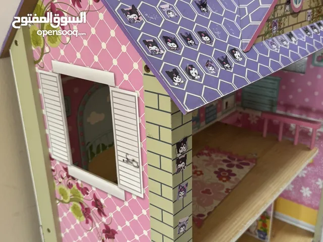 بيت باربي خشب للعب
