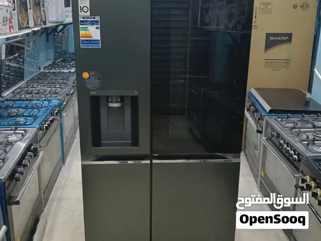 تلاجه ال جى 635 لتر اسود شيك وضخمه جدا لقطه بجد