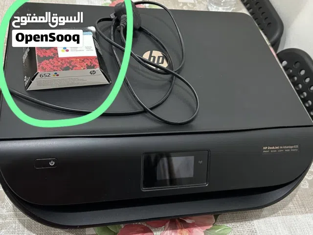طابعة أبيض وأسود وألوان بحالة كالجديد hp