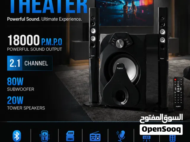 Flexy 2.1 Home Theater System – Bluetooth Speaker with Powerful Bass