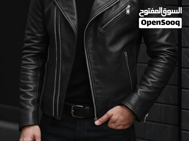 جاكت جلد رجالي