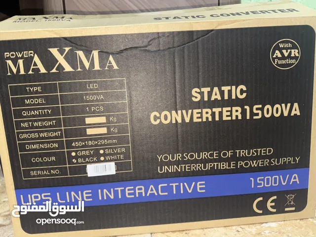 Ups 1500va Maxma  جديدة اشتريته قبل شهر و حتى ما مطلعه من كارتونه