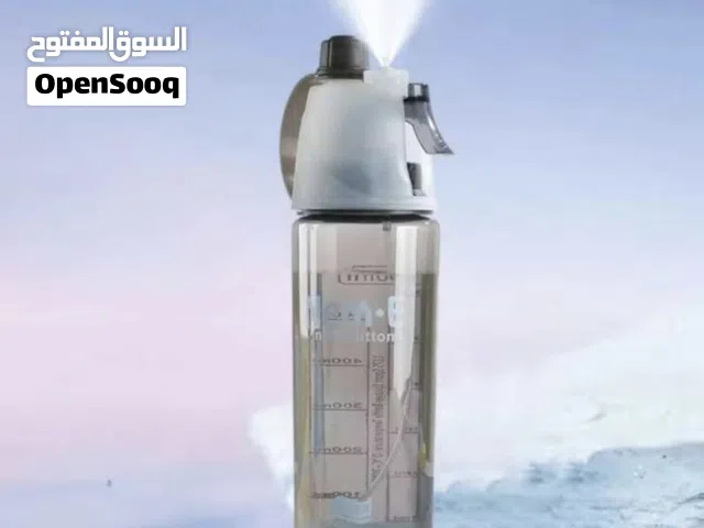 قارورة شرب الماء مع بخاخ الرذاذ