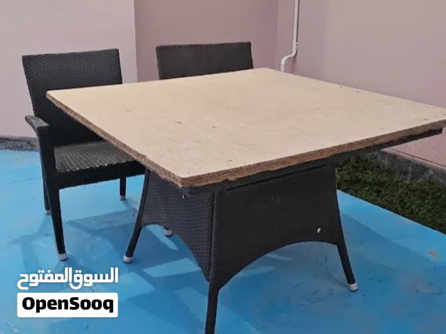 Outdoor table and chair