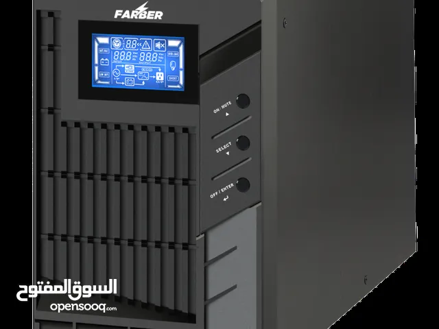 يوبي اس UPS فاربر اون لاين 1KV ضمان سنتين جديد مستعمل اسبوع وشوي سبب البيع بعت البيسي