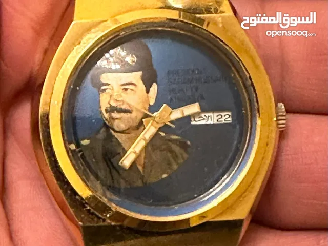 ساعة من هديا الرئيس صدام حسين اصليه سويسري