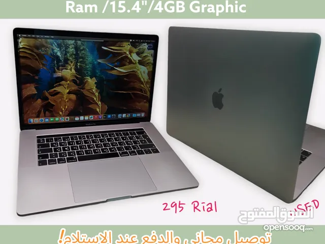 MacBook Pro 2018 in excellent condition with touch bar and 4GB Graphic