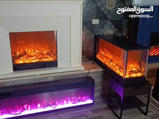 Electric Fireplace Heather #مدفأة #ديكور #الحطب  المدفأة تشتغل بالكهرباء وبها #تدفئة التدفئة مستوي