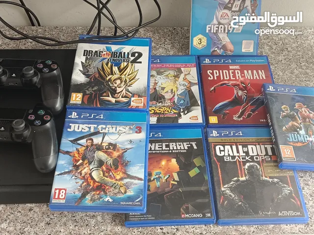 PS4 with games console