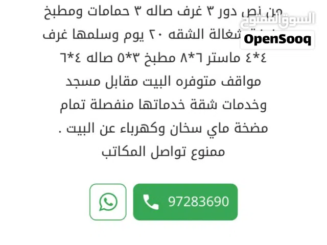 400 m2 Studio Apartments for Rent in Al Jahra Matla'