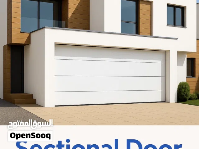 40mm Sectional Garage Doors – European Quality – Dubai Factory – 10-Year Panel Warranty