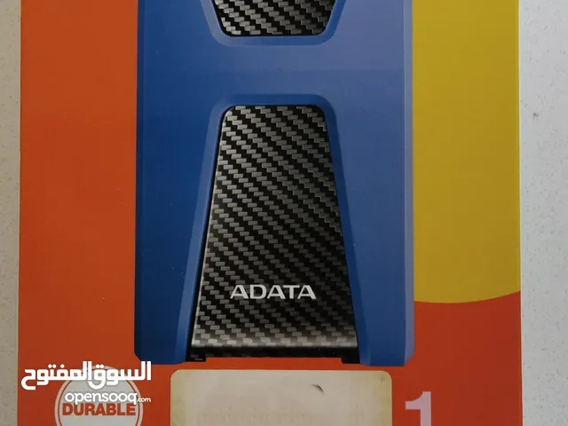 هارد خارجي 1 ترا بايت نوع ADATA HDD جديد ونوعيه جيده محمي من الصدمات