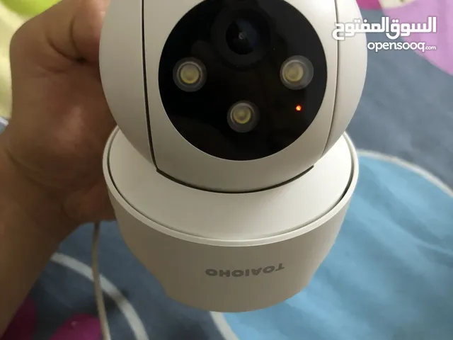 كاميرا مراقبة واي فاي  دوارة 360 درجة تربط على الموبايل جديده غير مستعملة 35 الف