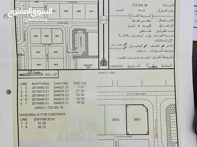 Residential Land for Sale in Buraimi Al Buraimi