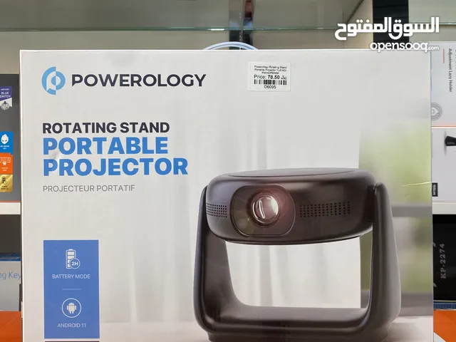 POWERLOGY  ROTATING STAND PORTABLE PROJECTOR .