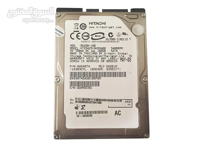 HDD 160 GB هارد دسك للابتوب  والدسكتوب