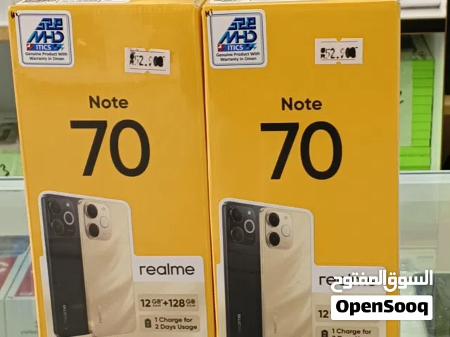 Brand New realme Note 70 5G  4+128gb