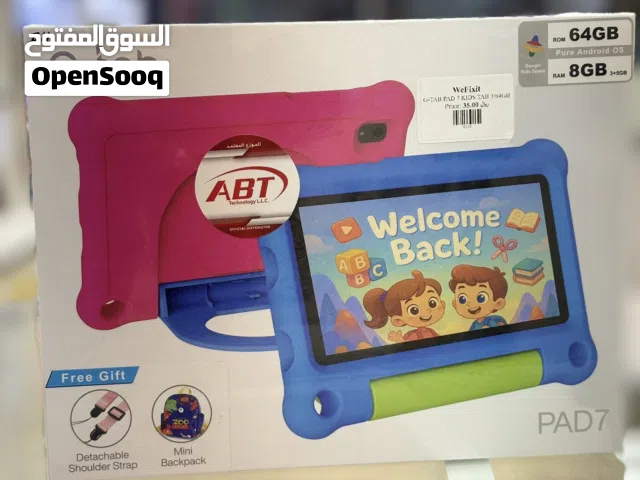 G-TAB  PAD7  FOR KIDS 3/64GB WIFI  7 inches display  3000mAh battery  - And also gift  inside