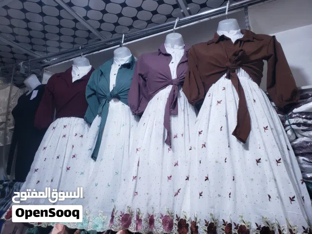 فساتين نساءي قصير مفصفص جاكت منفصل