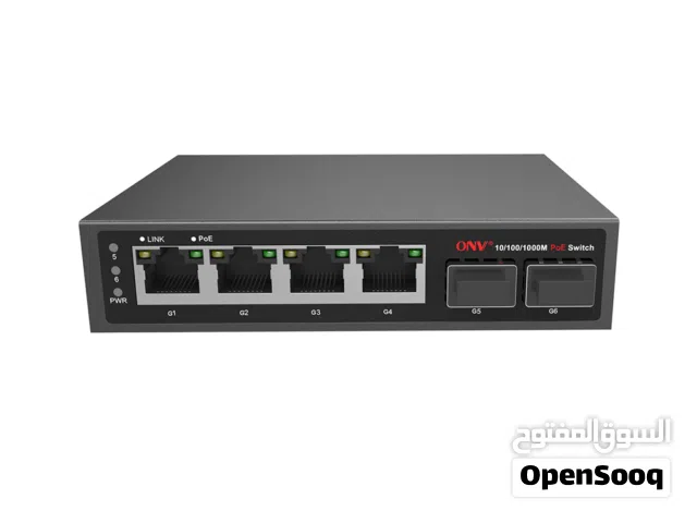 سويتش شبكات PoE ONV-33064PF ONV-33064PF PoE Gigabit Switch with Fiber Uplink