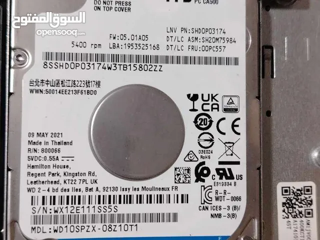 هارديسك لابتوب 1tb استخدام شخصي +هارديسك 500gbديسكتوب+250gb