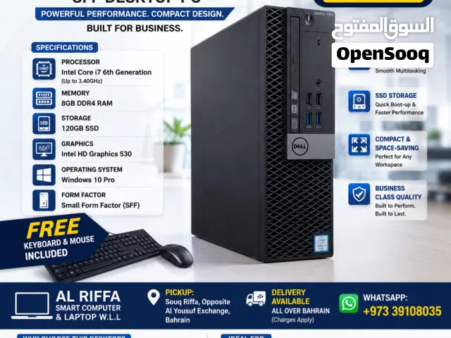 Core i7 Desktop PC with SSD & Windows 10 Pro