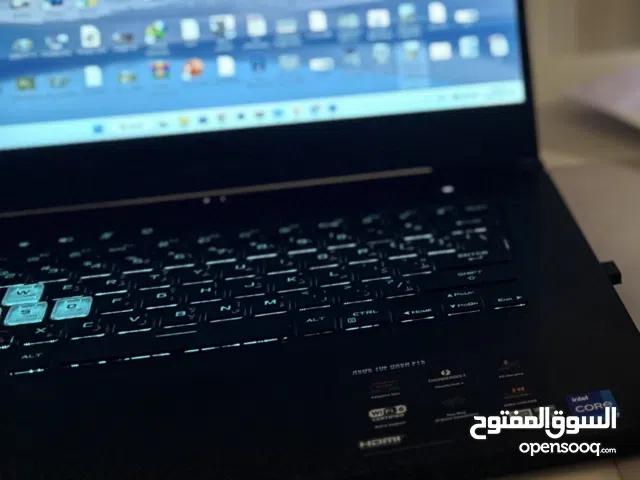 لابتوب قيمنق للبيع asus tuf core i7