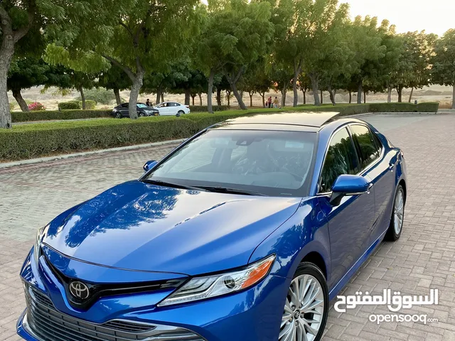 سيارات تويوتا كامري 2019 مستعمل أزرق كاش أو أقساط للبيع في عُمان