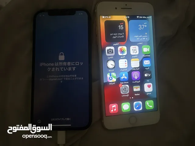 للبيع آيفون 12 عليه آيكلود مايشكي من شي حالة الوكالة وآيفون 7 بلس حالة الوكالة بسعر ممتاز جداً .