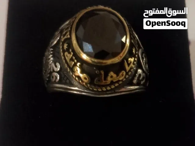 خاتم فضه اسود