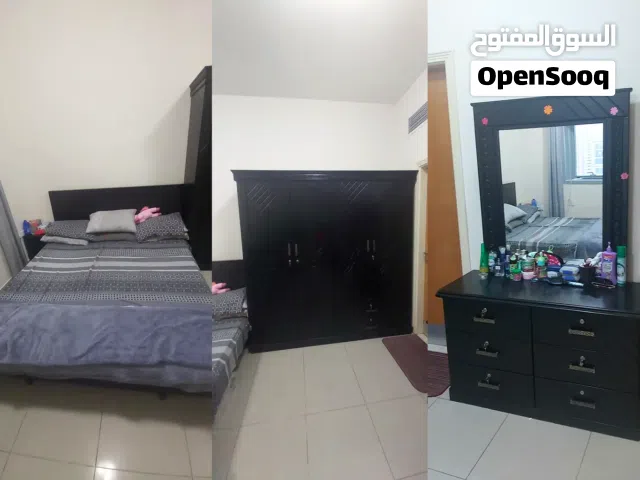 King Size Bed Set with Mattress, Wardrobe, Dressing and Side Tables