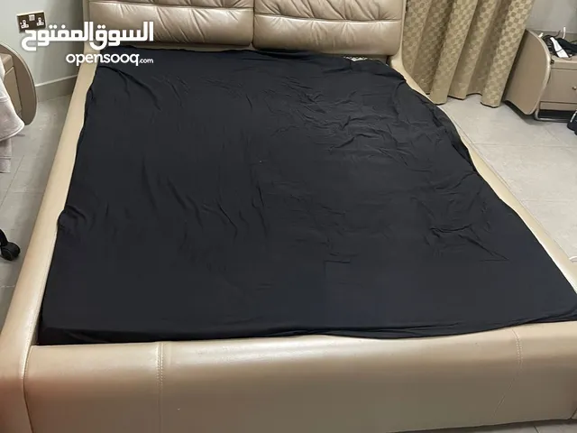 King leather bed