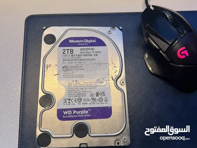 هارد HHD 2T WD PURPLE بنفسجي