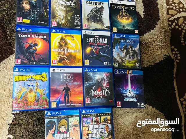 سيديات ألعاب بلاسيتشن 5/4
