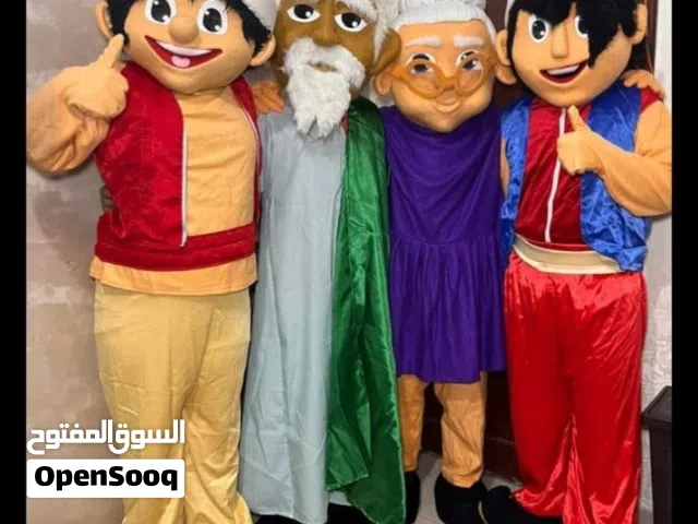 شخصيات رمضانيه وكرتونيه ومهرجين للبيع شامل التوصيل والكفاله والمعاينه قبل الاستلام والدفع