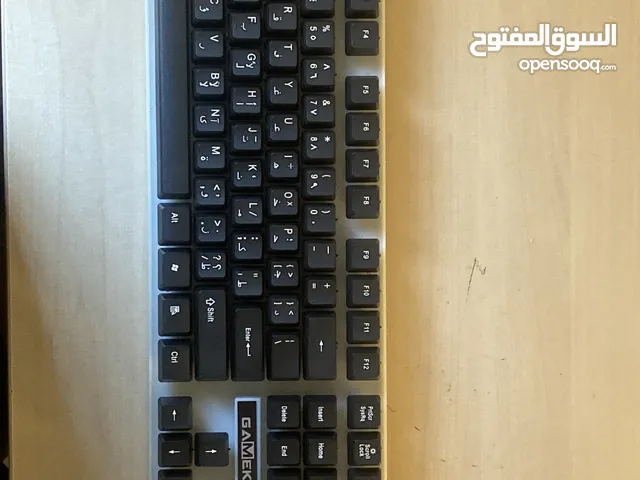 كيبورد GAME K شبه ميكانيكي شغال 100% استعمال خفيف نظيف ومافيه مشاكل