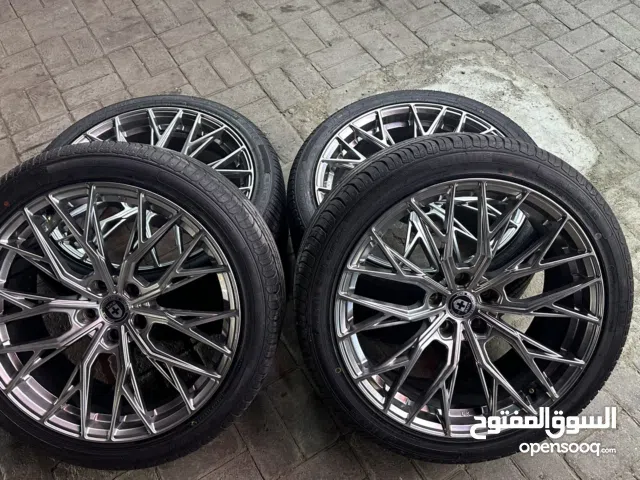 جنوط HRE Performance مقاس 19 مع اطارات تركيب ل موستانج ، دوج و شفروليه كومارو