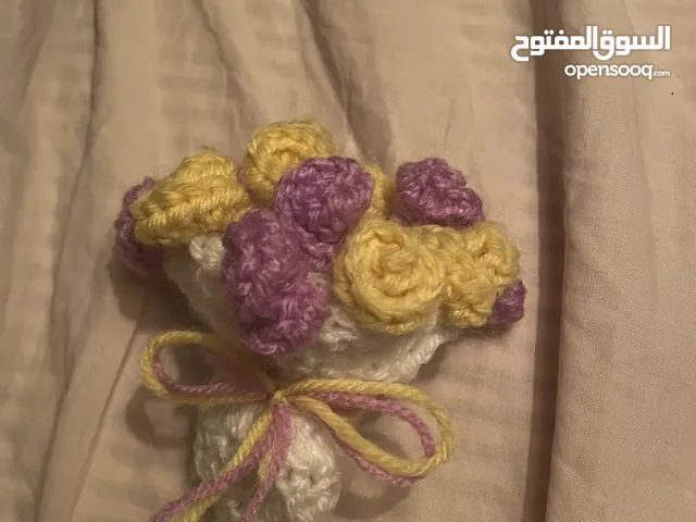 بوكيه ورد ترند اصفر و بنفسجي