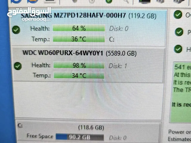 WD PURPLE 6tb battery health is 96 negotiable